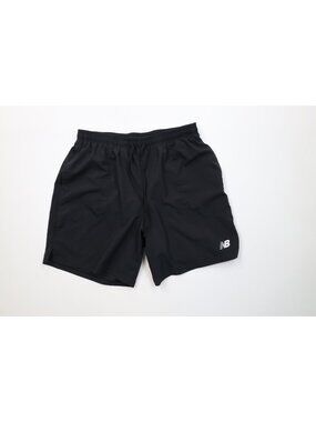 Vintage Y2K New Balance Mens Size Large Lined Running Jogging Gym Shorts Black